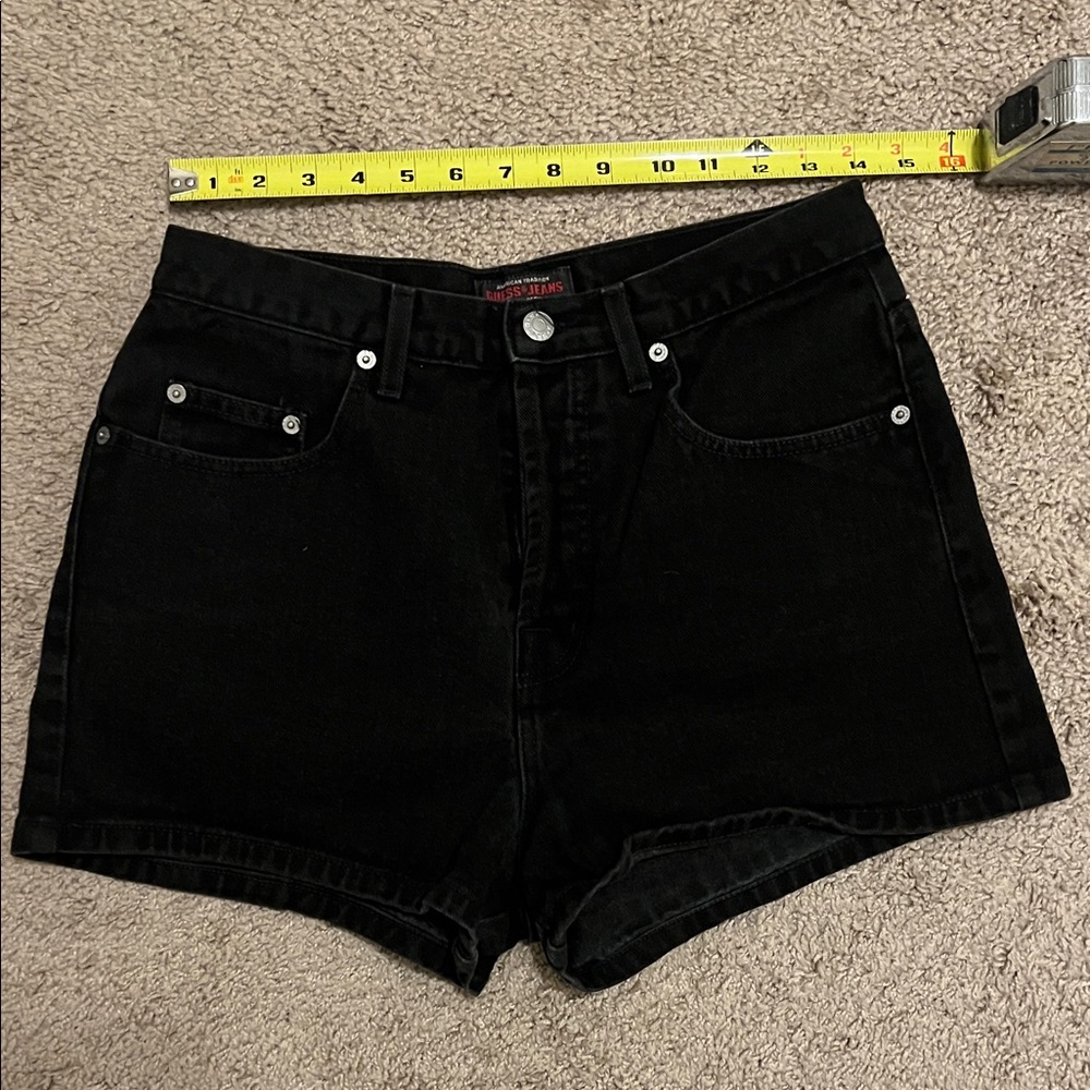 Vintage Guess Black Jean Shorts for Women